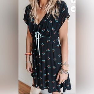 Free People Everyone's Favorite Mini Women’s Floral Dress Size Small